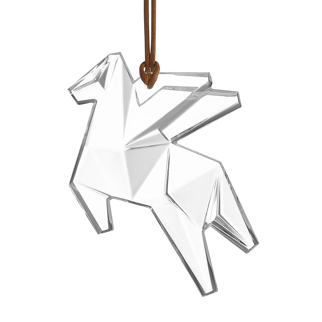 INDENT - Waterford Origami Pegasus Ornament image 0
